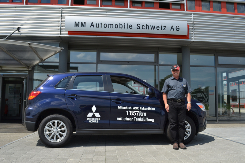 Record neoficial de consum pentru Mitsubishi ASX: 3,67 litri/100 km