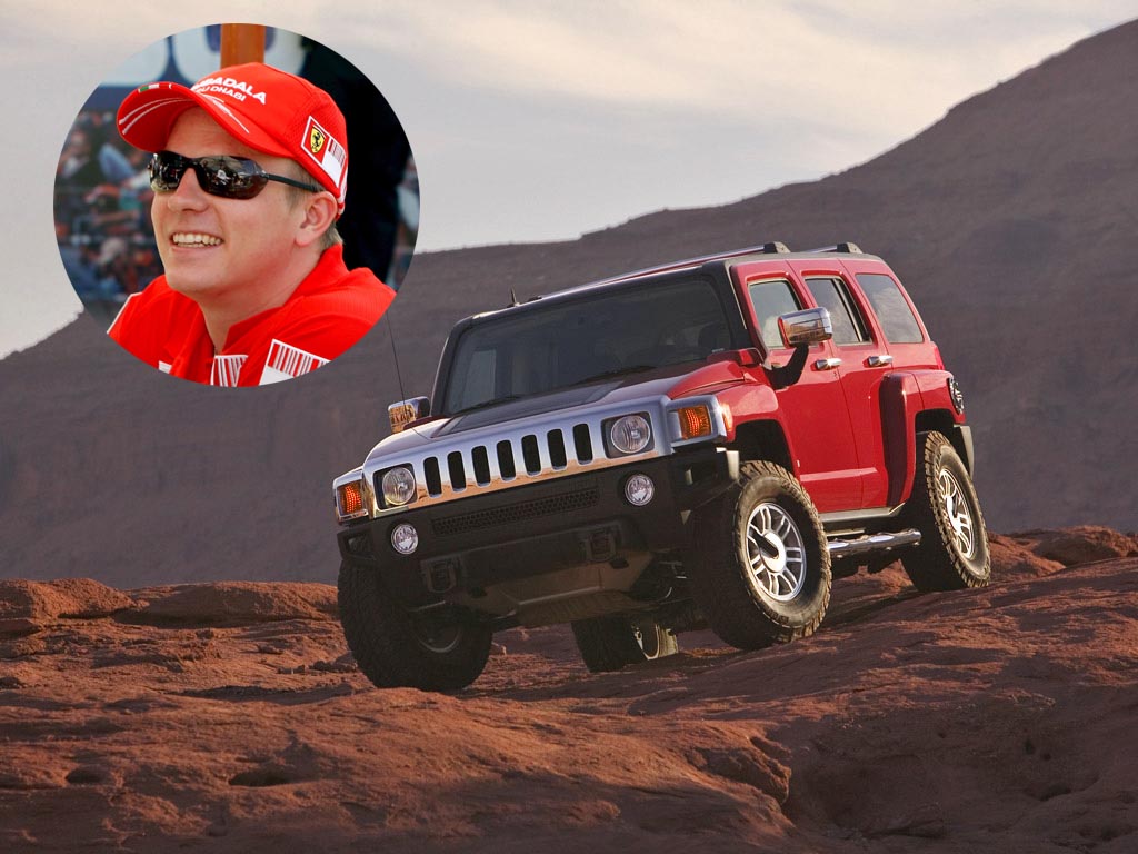 Raikkonen şi Hummer