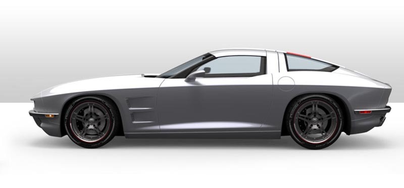 Rossi SixtySix este construit pe baza unui Corvette normal
